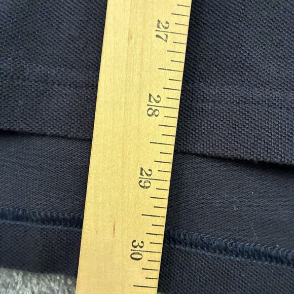 Brooks Brothers Polo 346 Mens L Black Shirt Collared Cuffed Sleeves Performance - Picture 6 of 8